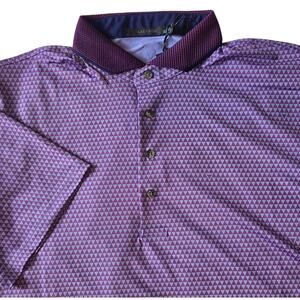 Greyson Volcano Diaries Golf Polo sz XL New, with tags Purple